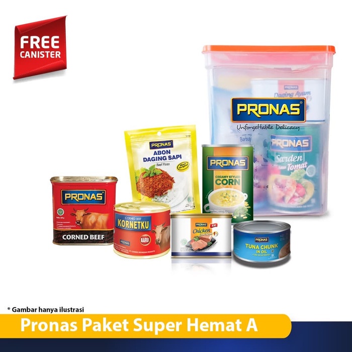 

sa2011aa Pronas Paket Super Hemat Bundling 6 Pcs Berhadiah Canister Cantik Xa20X1