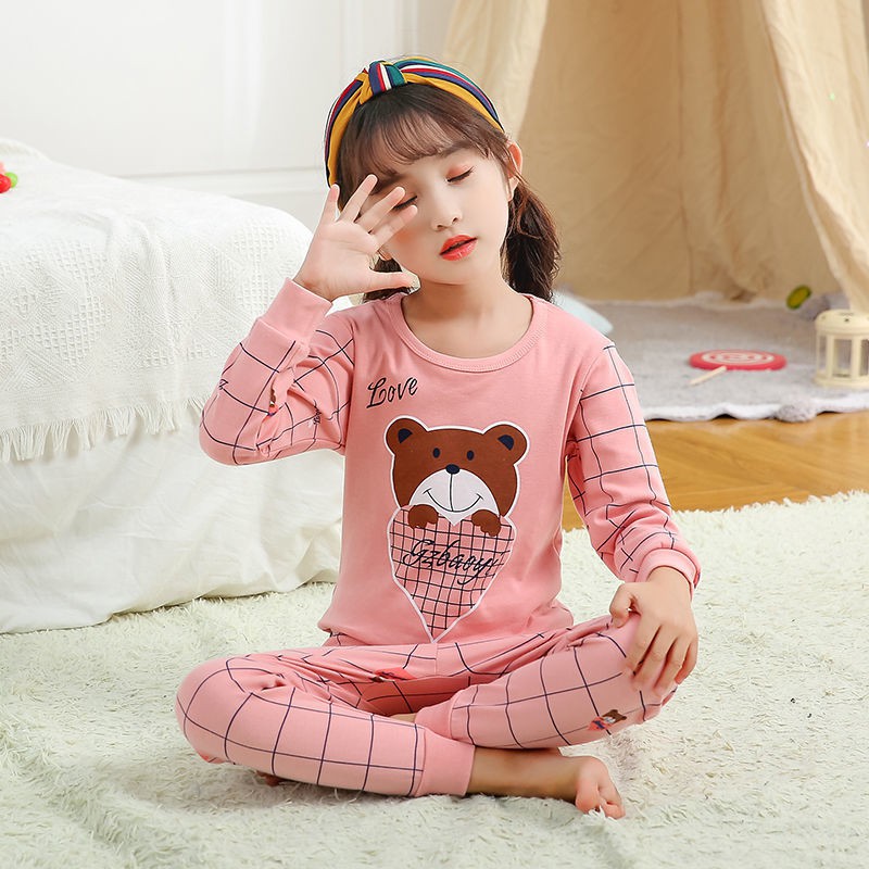 HappyOliver PASSWORD BEAR LOVE Setelan piyama 1 - 7 Tahun Baju Anak BerKualitas