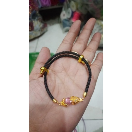 gelang kawat serut 3mm motif kait