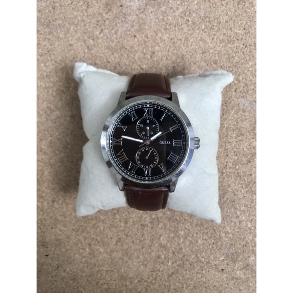 Jam Tangan Pria Guess Bekas Second Preloved Baterai Analog Original Fashion Vintage Klasik Style Sta