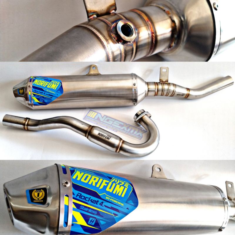 KNALPOT KLX250 NORIFUMI ROCKETR