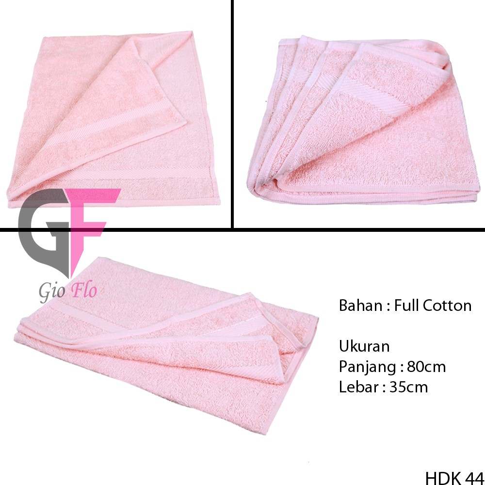 GIOFLO Handuk Katun Lembut Peach / HDK 44