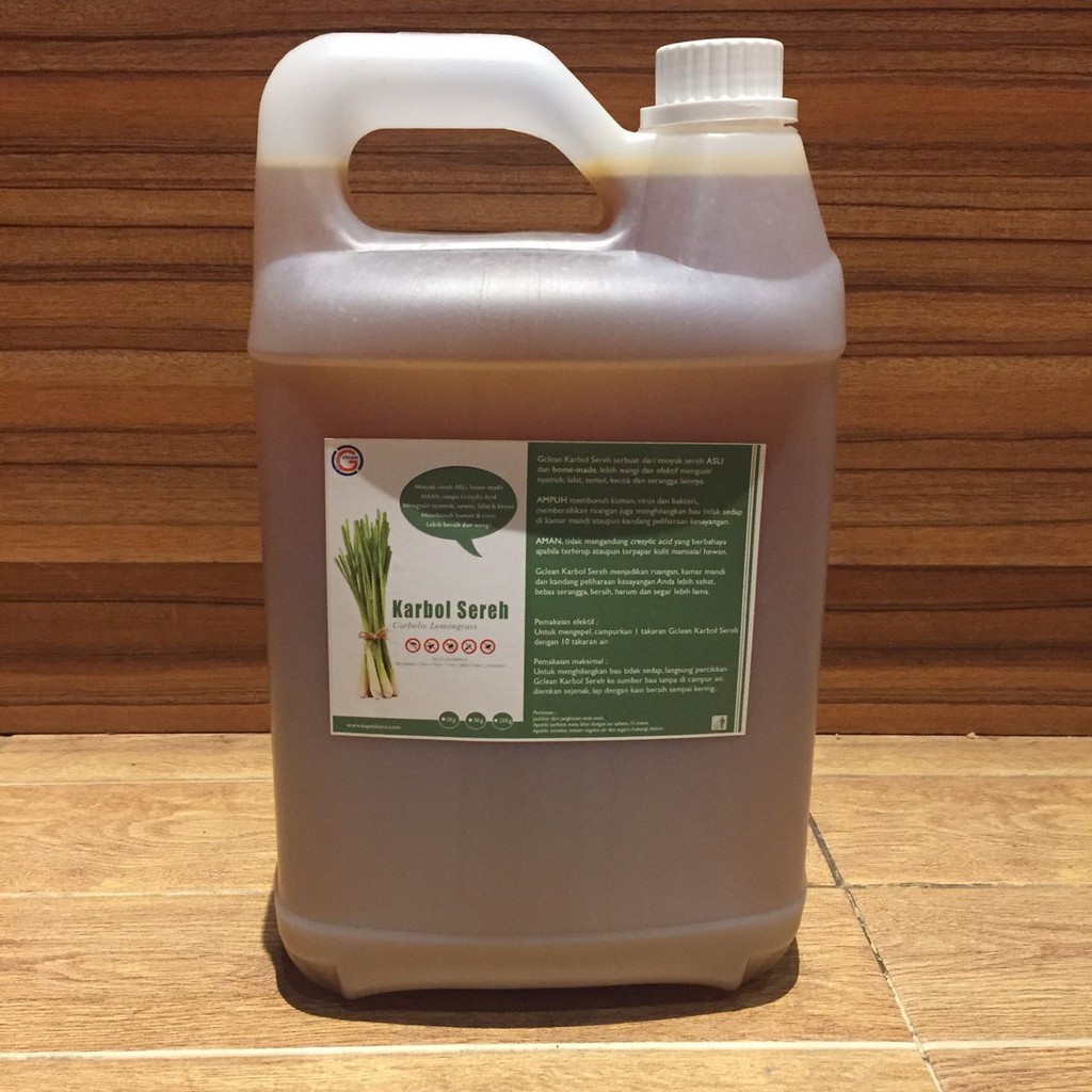 

Karbol Sereh GCLEAN 5kg untuk pembersih hewan peliharaan