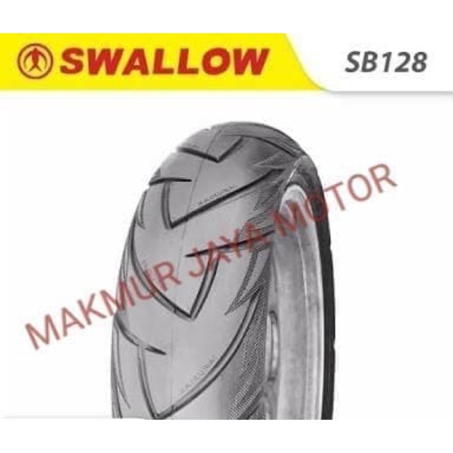 Ban Luar Swallow Samurai SB-128 80/90-14 Tubeless Free Pentil