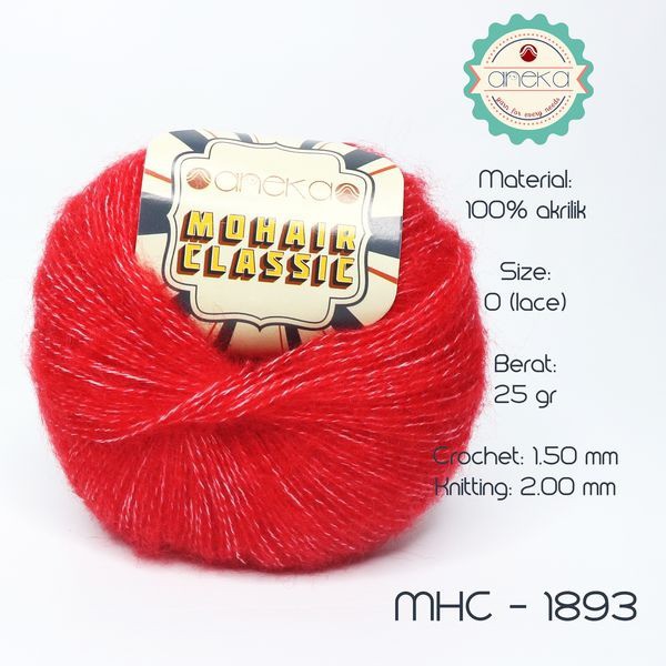 Benang Rajut Katun Mohair Classic / Mohair Classic Yarn - 1893