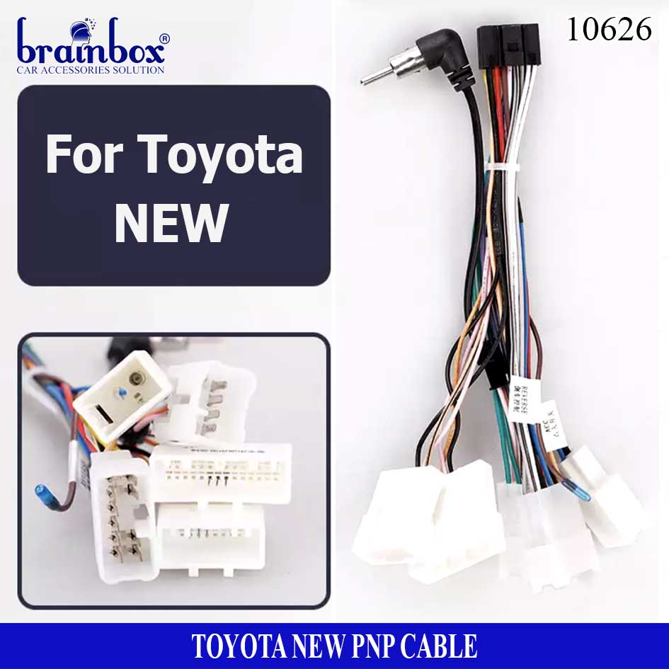 Toyota New Kabel Socket PNP Cable Headunit Android Plug and Play Kabel Soket Innova Fortuner Camry P