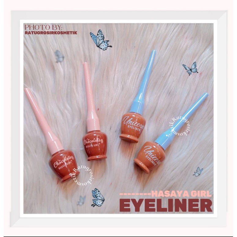 ECER!!!EYELINER SMOOTH &amp; WATERPROOF HASAYA GIRL CHOCOLATE JH-3755A/UNICORN JH-3756