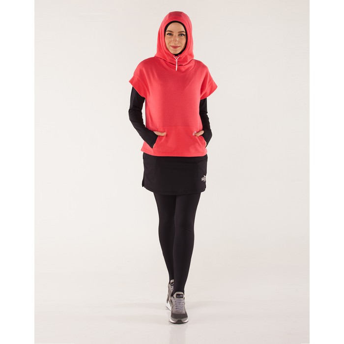 【Pasti Murah】 JAKET OLAHRAGA WANITA SPECS RUE HIJAB SCUBA HOODIE (W) - PEACH Hot Deal