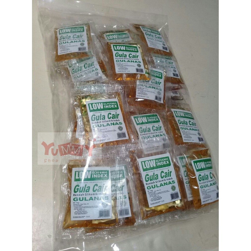 

Gula Cair LGI Sachet 15 ml Isi 50 Sachet Per Bag