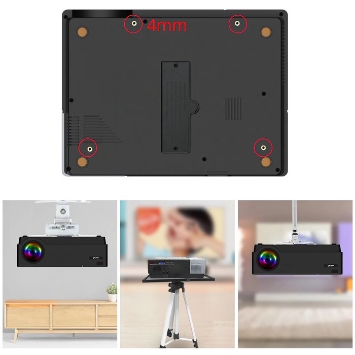 Projector CHEERLUX CL770 ANDROID PROYEKTOR 4000 Lumens 1080P Full HD