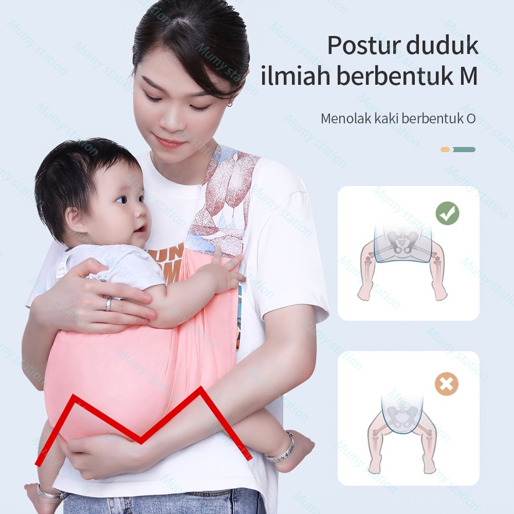 Mumystation Gendongan bayi geos baby carrier