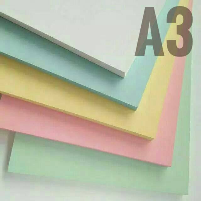 

( 50 Lembar ) Kertas Kartu Tik / Karton HVS 200 Gsm Uk A3 29.7 cm X 42 cm