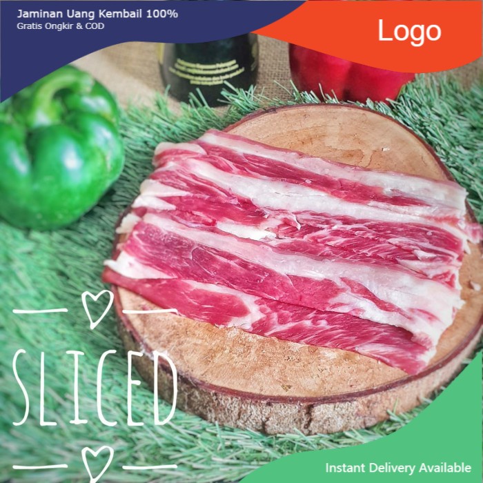 

DAGING SLICE / YHOSINOYA BEEF / SHORTPLATE SLICE 500GR