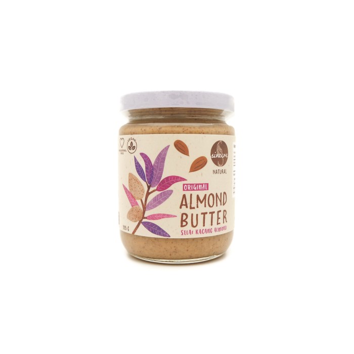

Almond Butter Original Unsweetened 225g Selai Kacang Keto Tanpa Gula