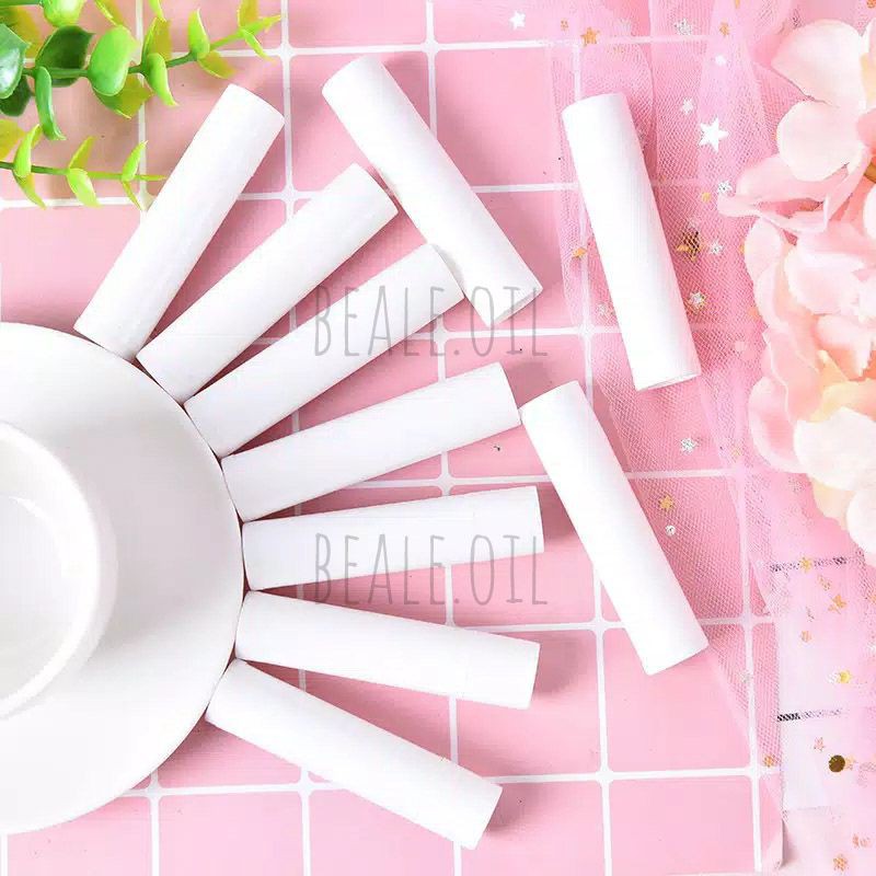 Tube Lipbalm Kosong DIY 5ml Putih / Transparan / Hitam Container Lip Balm Kosong kontainer