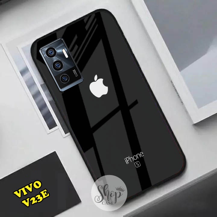 Softcase Glass Vivo V23e - Case Vivo V23e - Case Lucu - case Vivo V23e - kesing Vivo V23e - softcase