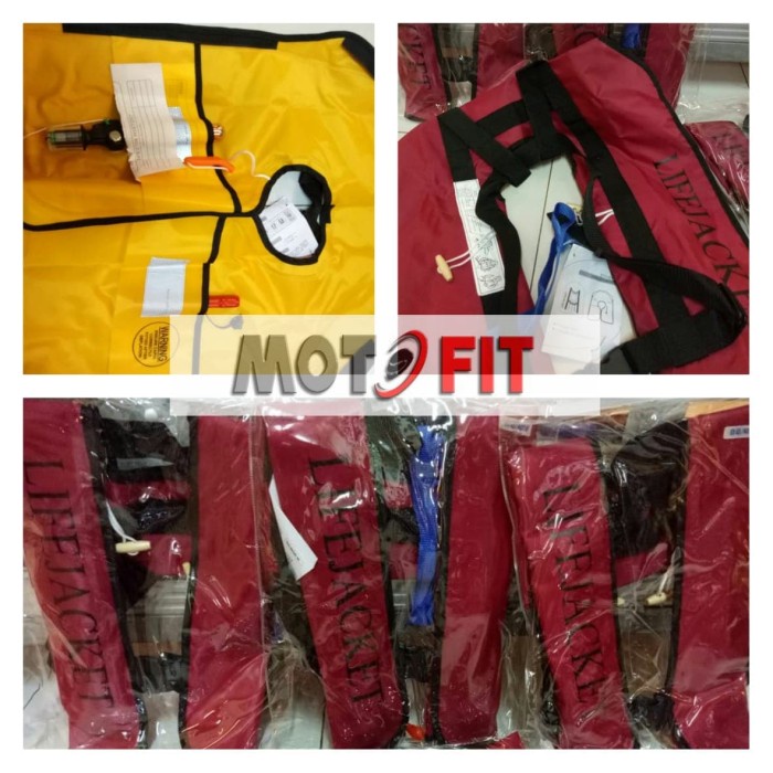 BAROKAH GAMIS PELAMPUNG GAS CO2 alat safety pesawat inflatable LIFE JACKET AUTOMATIC