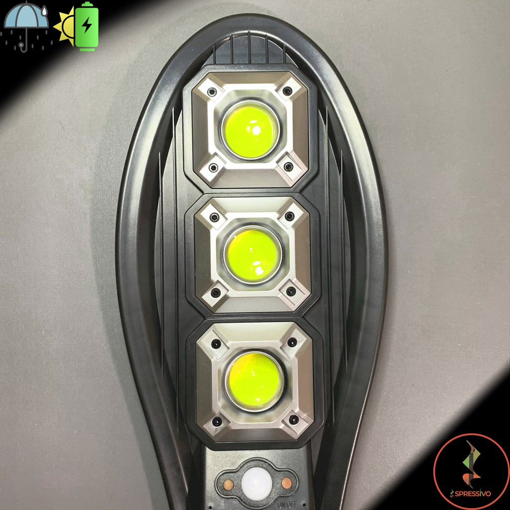 Lampu dinding taman 90 COB outdoor sensor PIR Remote Control Tahan Air