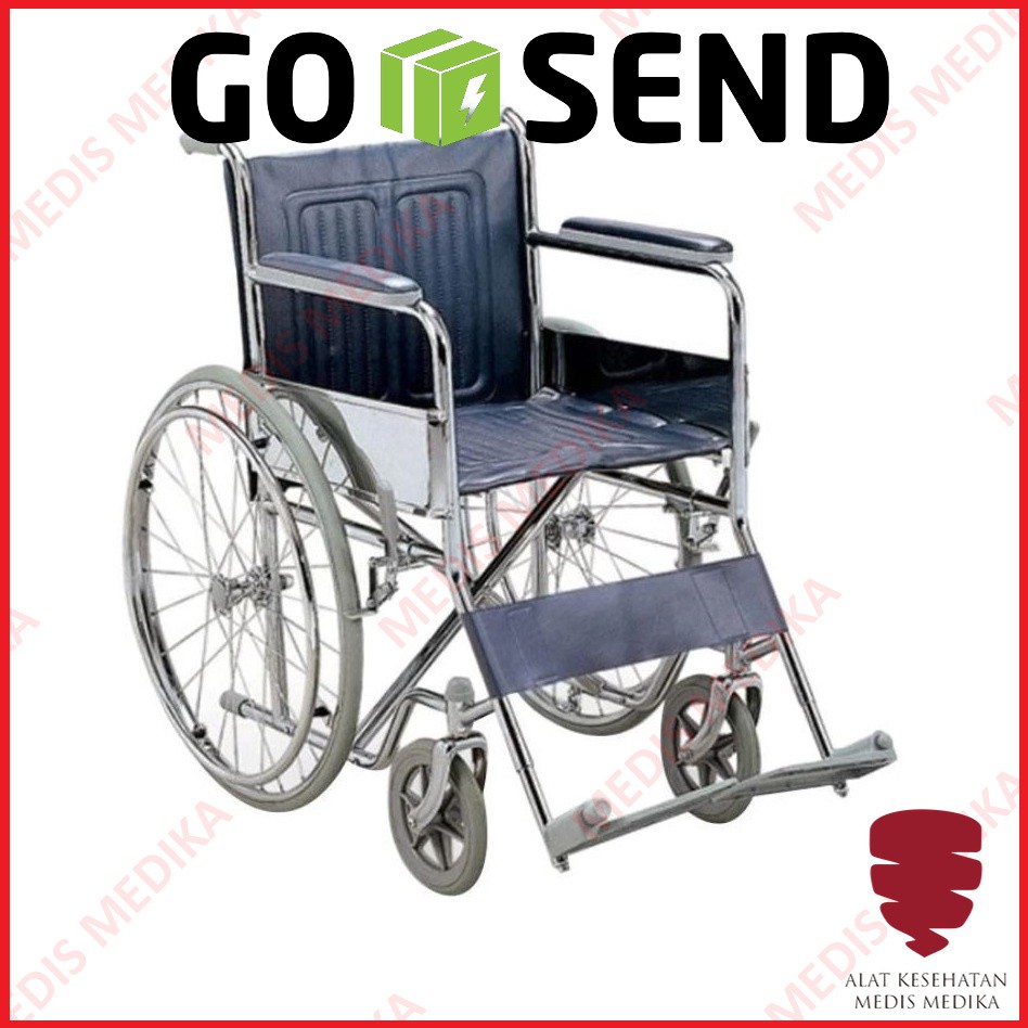 GOJEK ONLY Kursi Roda GEA FS871 Standar Wheel Chair FS 871 Ekonomis