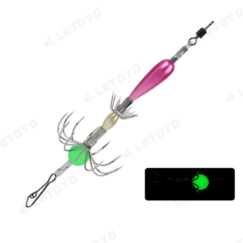 Kait Cumi Nanas Stainless Steel Fishing Tackle Payung Besar/Kecil Inkfish Calamary Lures