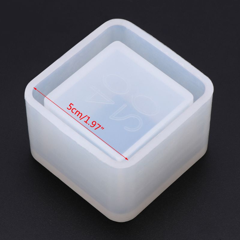 SIY  Square Small Flowerpot Silicone Mould Storage Box DIY Handmade Making Crafts Crystal Epoxy Mold