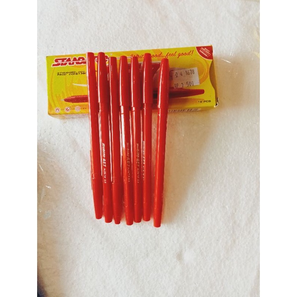 

PULPEN/ BALPOIN STANDARD AE7 MERAH