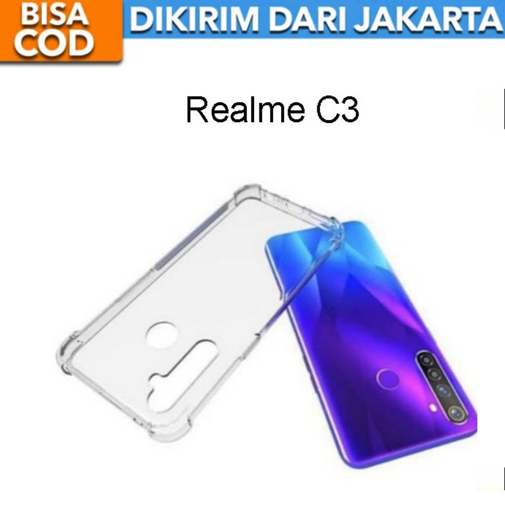 Casing Realme C3 Anti crack SoftCase