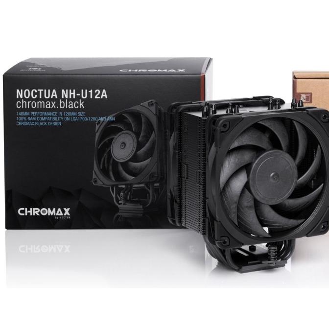Noctua NH - U12A chromax.black Cooler Processor AMD Intel