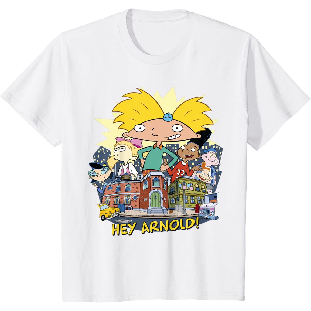 Baju Anak Hey Arnold Neighborhood Poster T-Shirt