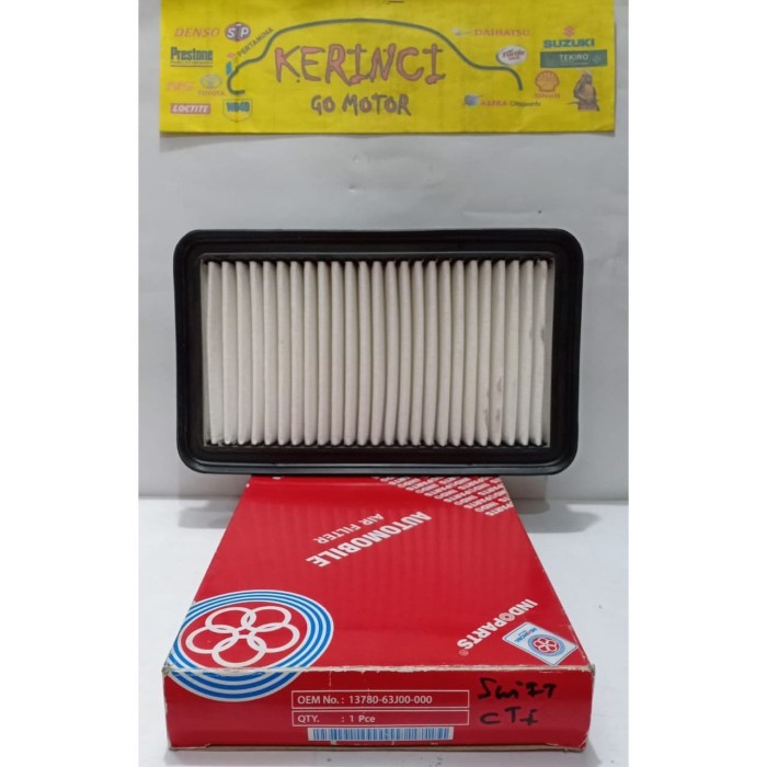 FILTER UDARA SUZUKI SWIFT INDOPART 13780-63J00-000 - SARINGAN UDARA