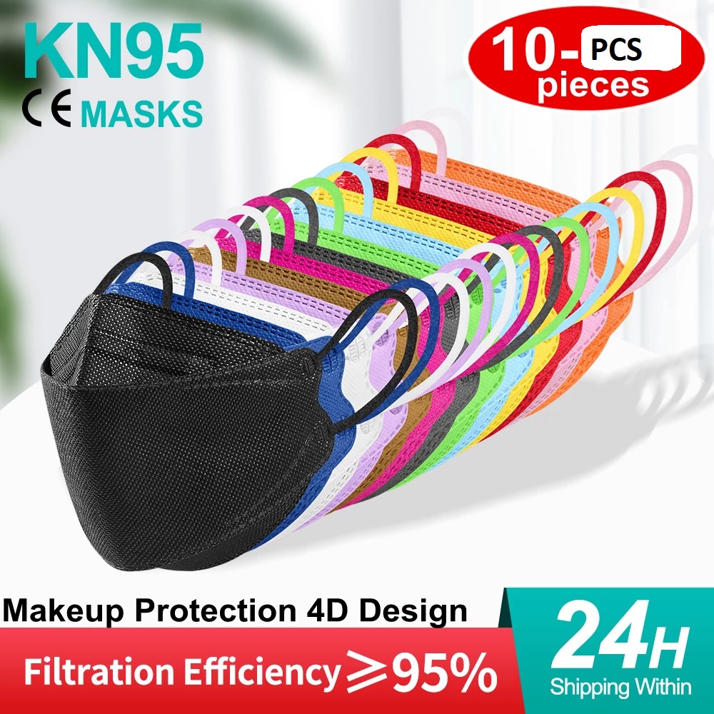 MASKER KF94 ISI 10PCS 4ply MEDIS EVO KF 94 10 PCS WARNA WARNI HITAM PUTIH COKLAT KUNING MERAH ABU BI