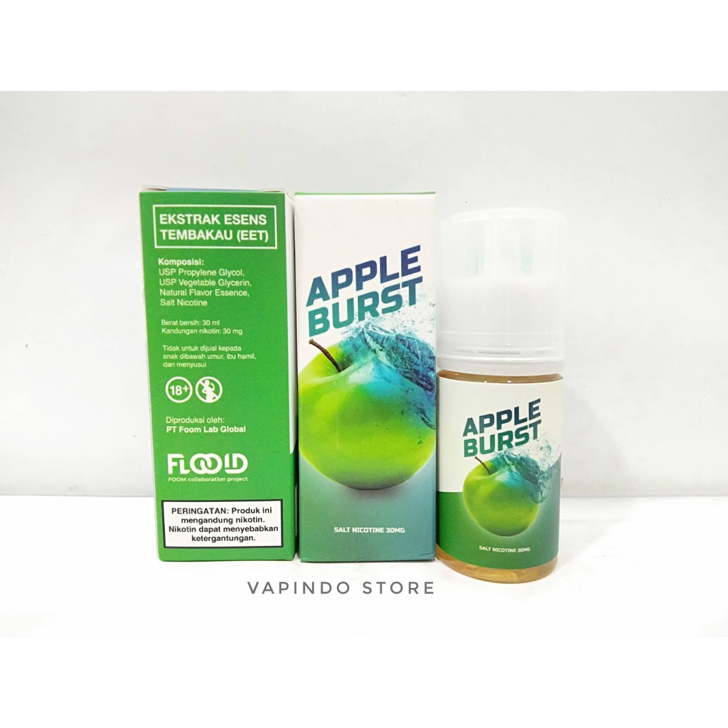 FOOM APPLE BURST 30ML 30MG SALTNIC BY FOOM LAB SALT NIC LIQUID