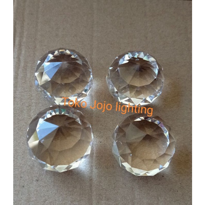 LAMPU GANTUNG LAMPU TAMAN OUTDOOR kristal pajangan paperweight Size 30 mm ASFOUR ®CRYSTAL MESIR PBO 