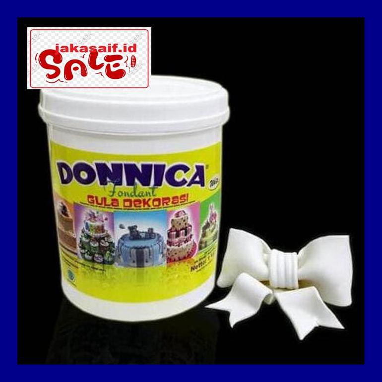 

Jak5D0Yh Fondant Putih Merk Donnica Repack 125 Gram Gula Dekor Bahan Hiasan Kue D50Jaks