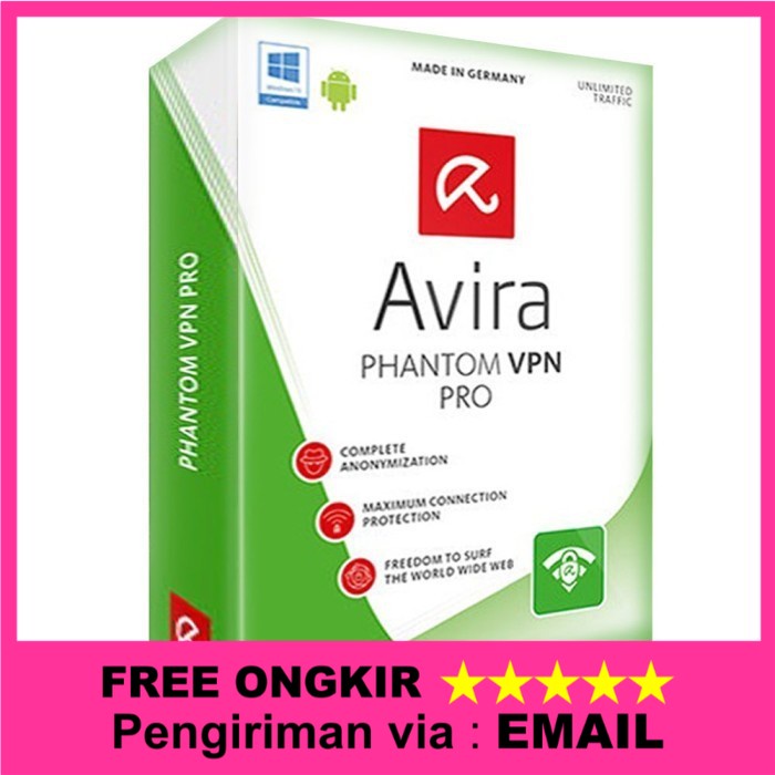 TERLARIS PROMO - Avira Phantom VPN Versi 2 Pro - Aplikasi VPN For Windows Permanen Licensed . Terdap