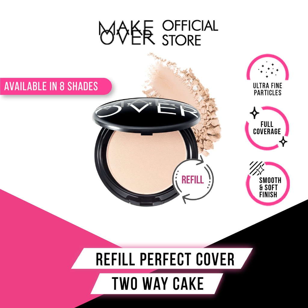 MAKE OVER Perfect Cover Refill TWC 12 g – Bedak Padat