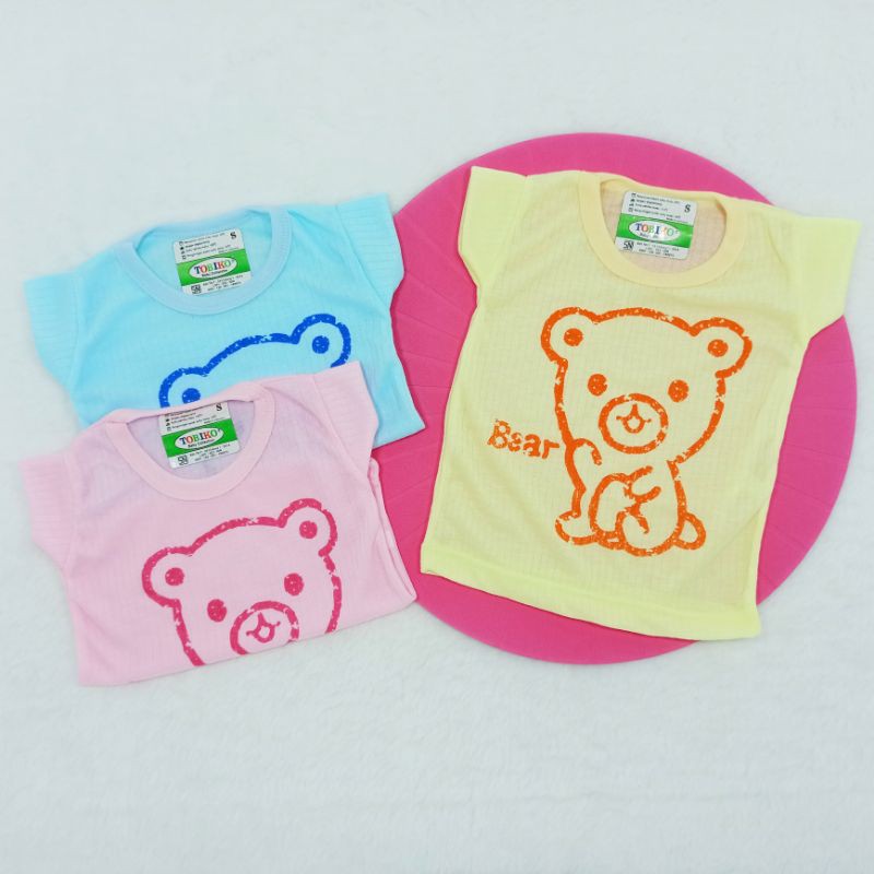 [Ss-5010] Pakaian Bayi New Born 0-12bulan Tobiko SNI, Baju Kaos Bayi, Atasan Bayi