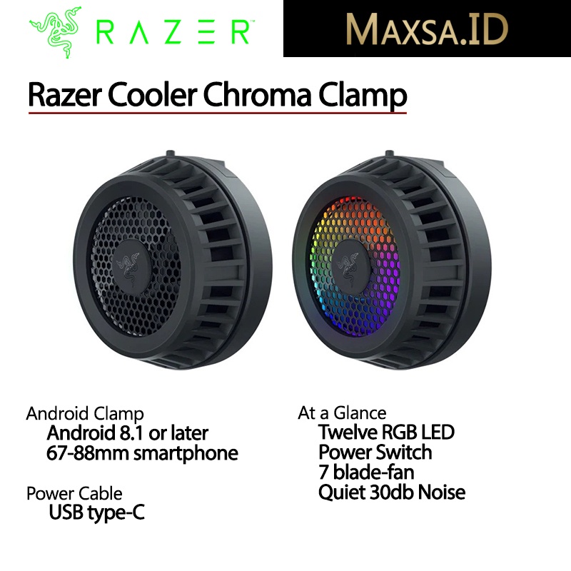 Razer Phone Cooler Chroma - Universal Clamp