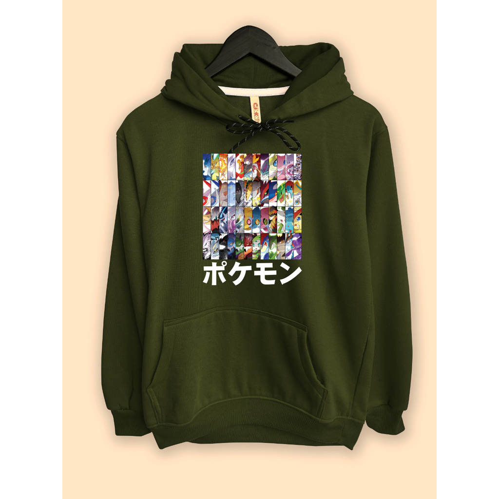 Jaket Hoodie Pokemon All Legendary Japan