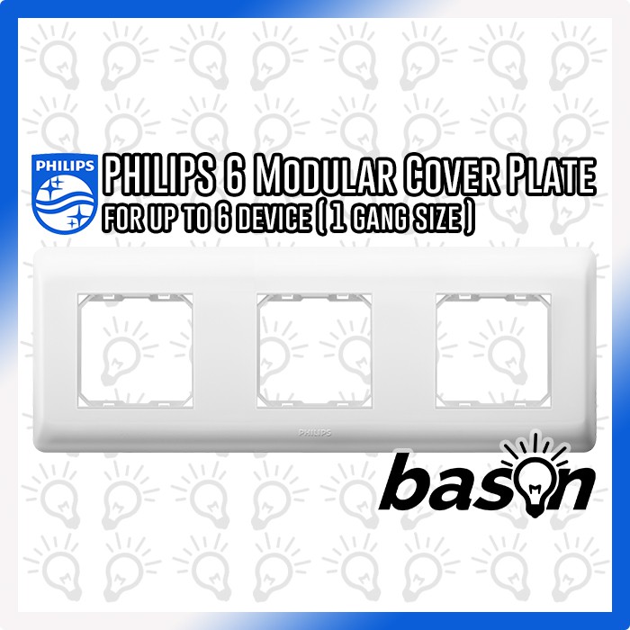 PHILIPS AgileStyle 6 Modular Size Cover Plate