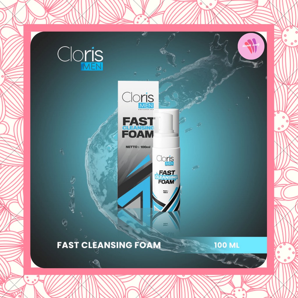 [Gratis Pulsa] Clorismen Fast Cleansing Foam Sabun Cuci Muka Pria Anti Kusam, Minyak, dan Jerawat