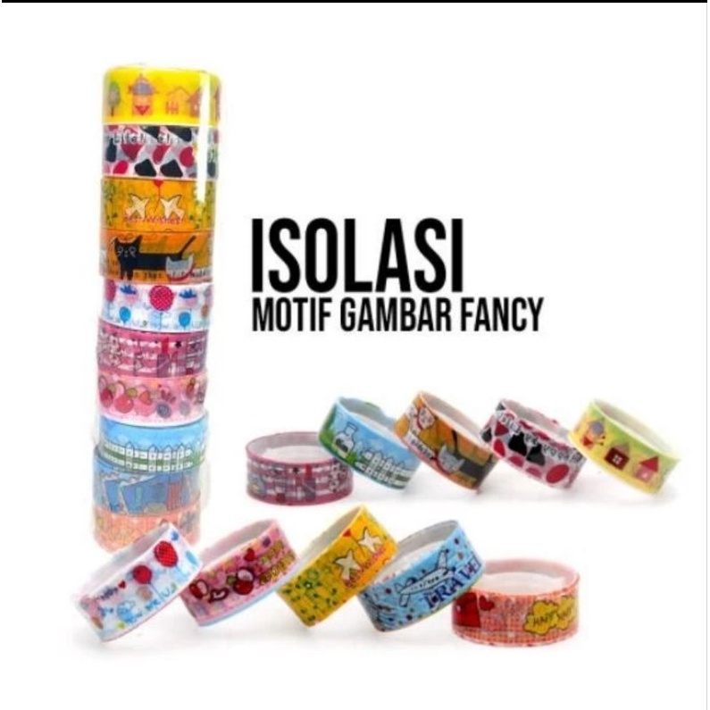 

isolasi lucu/solasi fancy/solasi kado gambar