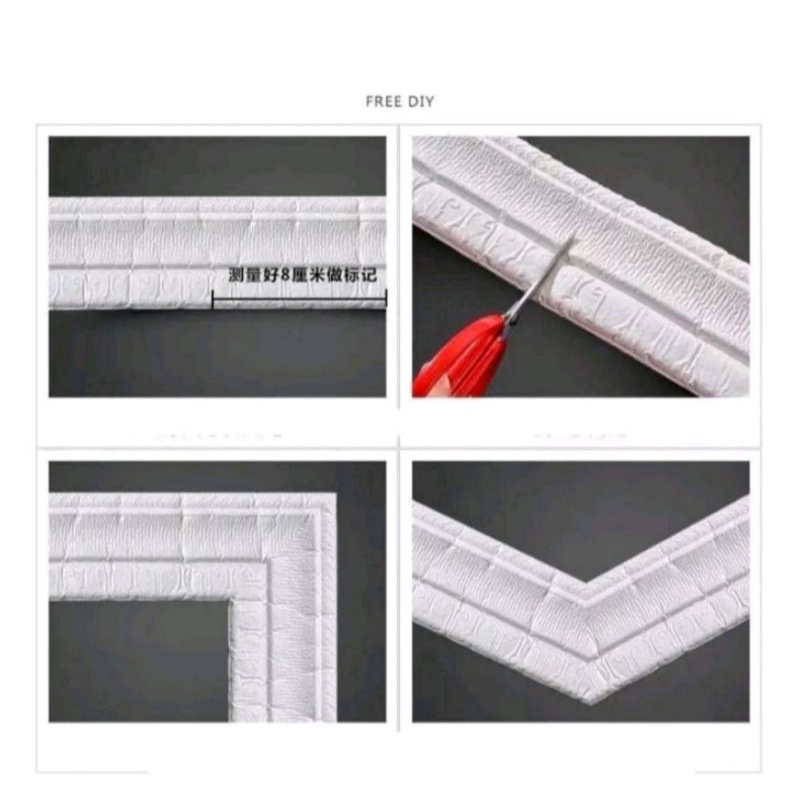 List Wallpaper Foam 230x8cm Tebal 5mm-1