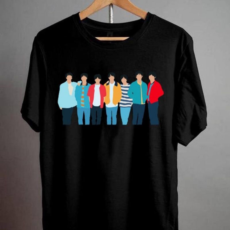 Kaos BTS Euphoria Kartun Full Member