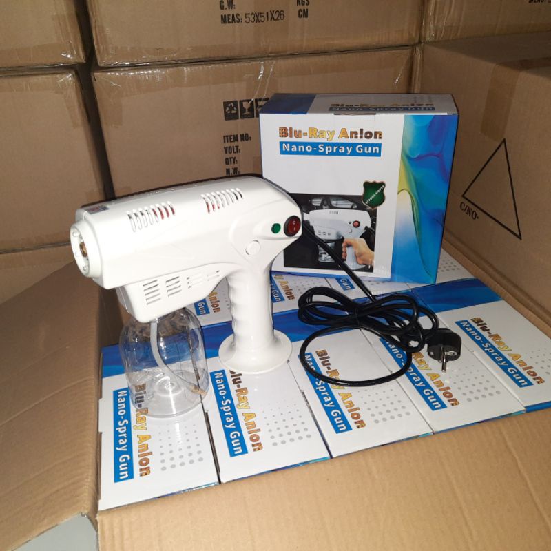 Who Nano Spray Gun BluRay Powerful Steam Gun Disinfector Alat Fogging Blu-Ray