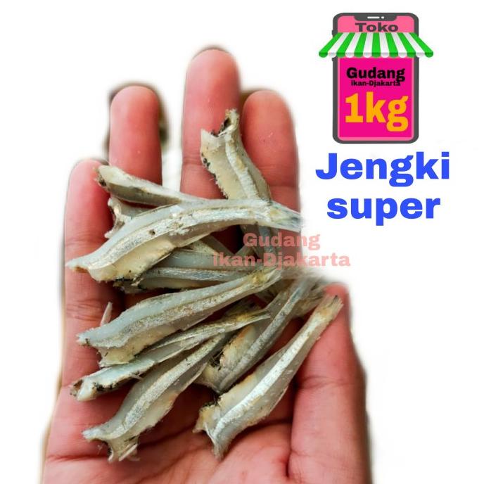 

[COD] ikan asin teri jengki super murah netto-1kg [COD]