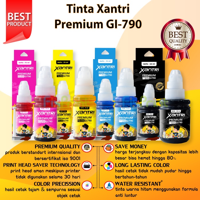 Tinta Xantri BT5000 BT6000 Printer DCP T300 T500W T700W MFC T800W