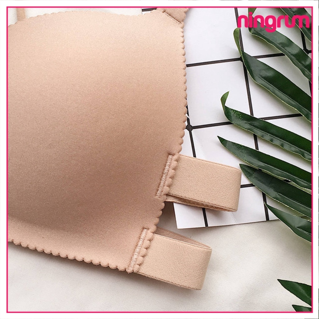 Ningrum Pakaian Dalam Bra Wanita BH Wanita Push Up Korea Bh Tali Tanpa Kawat Kutang Busa Seamless - 2004