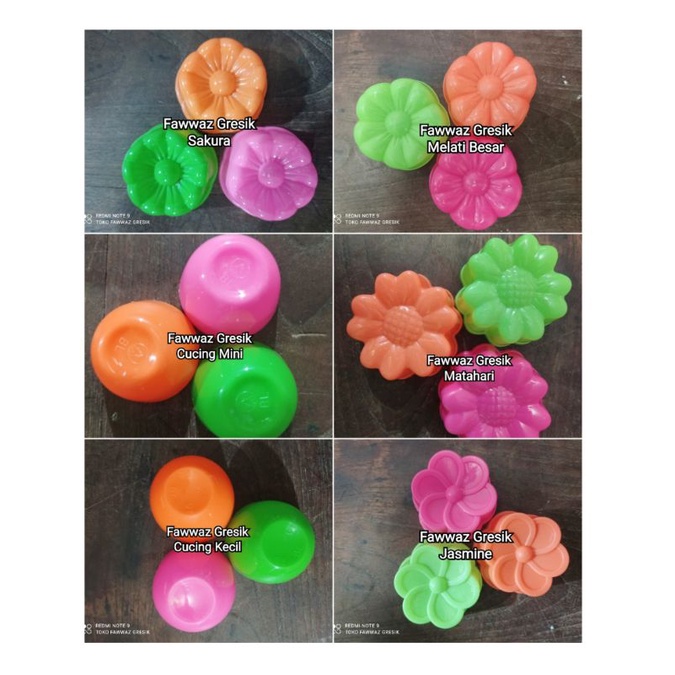 Cetakan Plastik Kue Kukus Puding Agar Putu Ayu Tulip Jelly Bunga Jasmine Sakura Lotus Melati Cucing Twister Putu Ayu Talam