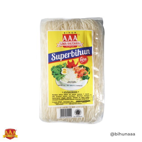 

Superbihun AAA Lima Saudara Premium 450g | Bihun Beras